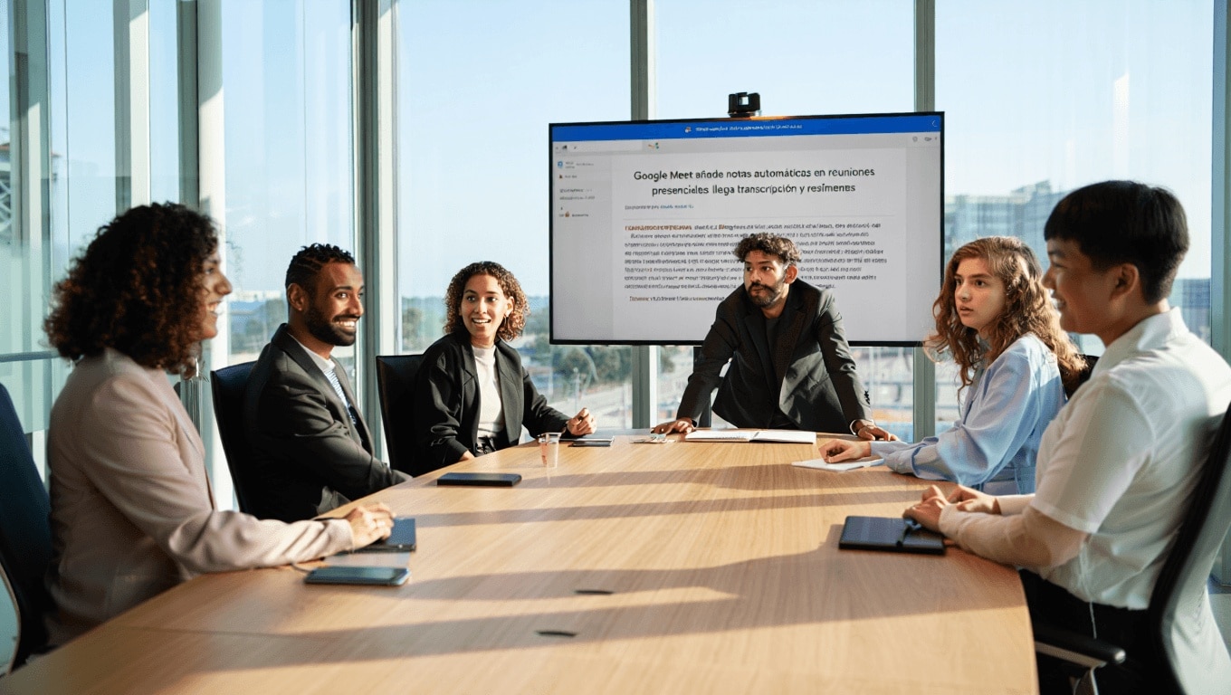 Google Meet Can Now Take Notes During In-Person Meetings Too