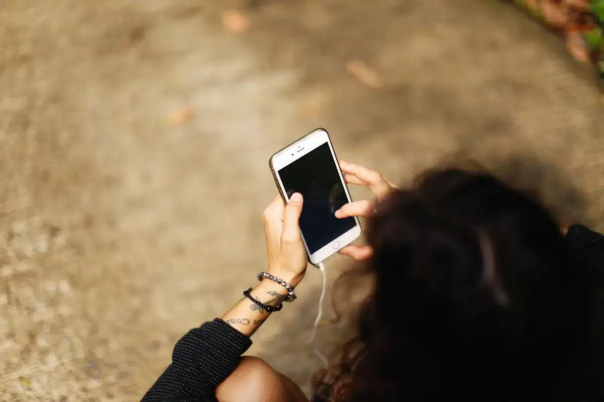 A close-up of a generic smartphone settings screen showing 'Mobile Data' and 'Add eSIM' options, no logos or identifiable UI